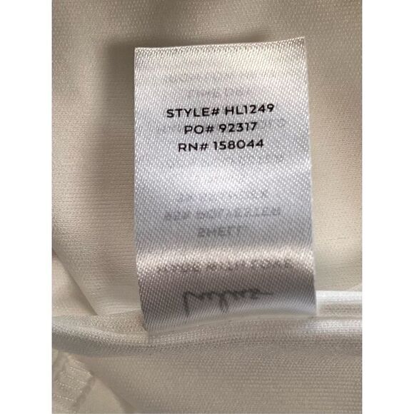 Lulus Westwood Ivory Cream Half Sleeve Sheath Dress Size Large EUC Style HL1249 - Picture 10 of 11